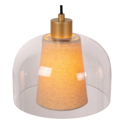 GUNHILD - Pendant light - 3xE27 - Transparant 30460/03/60 Lucide